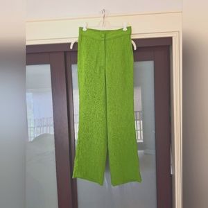 Ciao Lucia! Micropleated Textured Ankle Crop Trouser